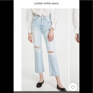 SLVRLAKE  London Ankle Jeans wash name heartbreak hotel size 23